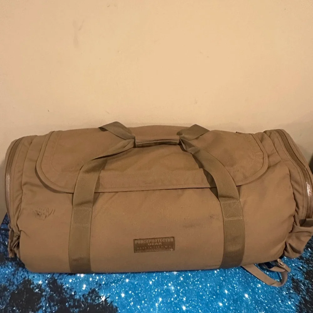 Forceprotector Gear Tactical Deployment Bag Tan Duffel Backpack USA Made